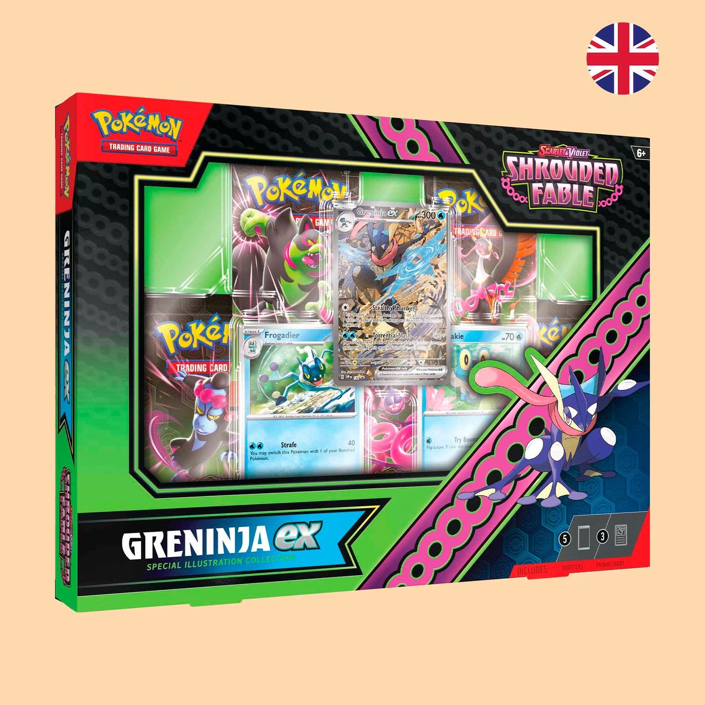 CAJA GRENINJA EX SPECIAL ILLUSTRATION COLLECTION - INGLES