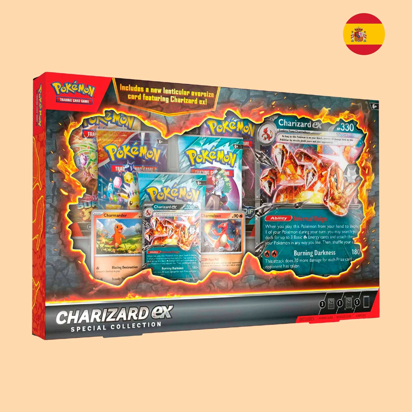 (RESERVA) CAJA CHARIZARD EX SPECIAL COLLECTION - ESPAÑOL