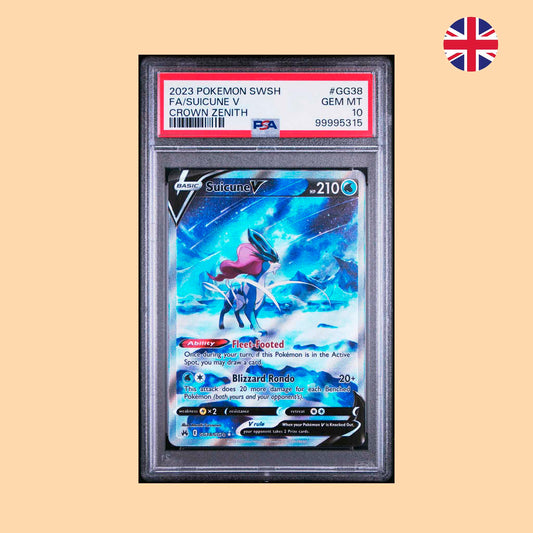 PSA 10 - 2023 FA SUICUNE V CRZ (SWSH GG38) - INGLES