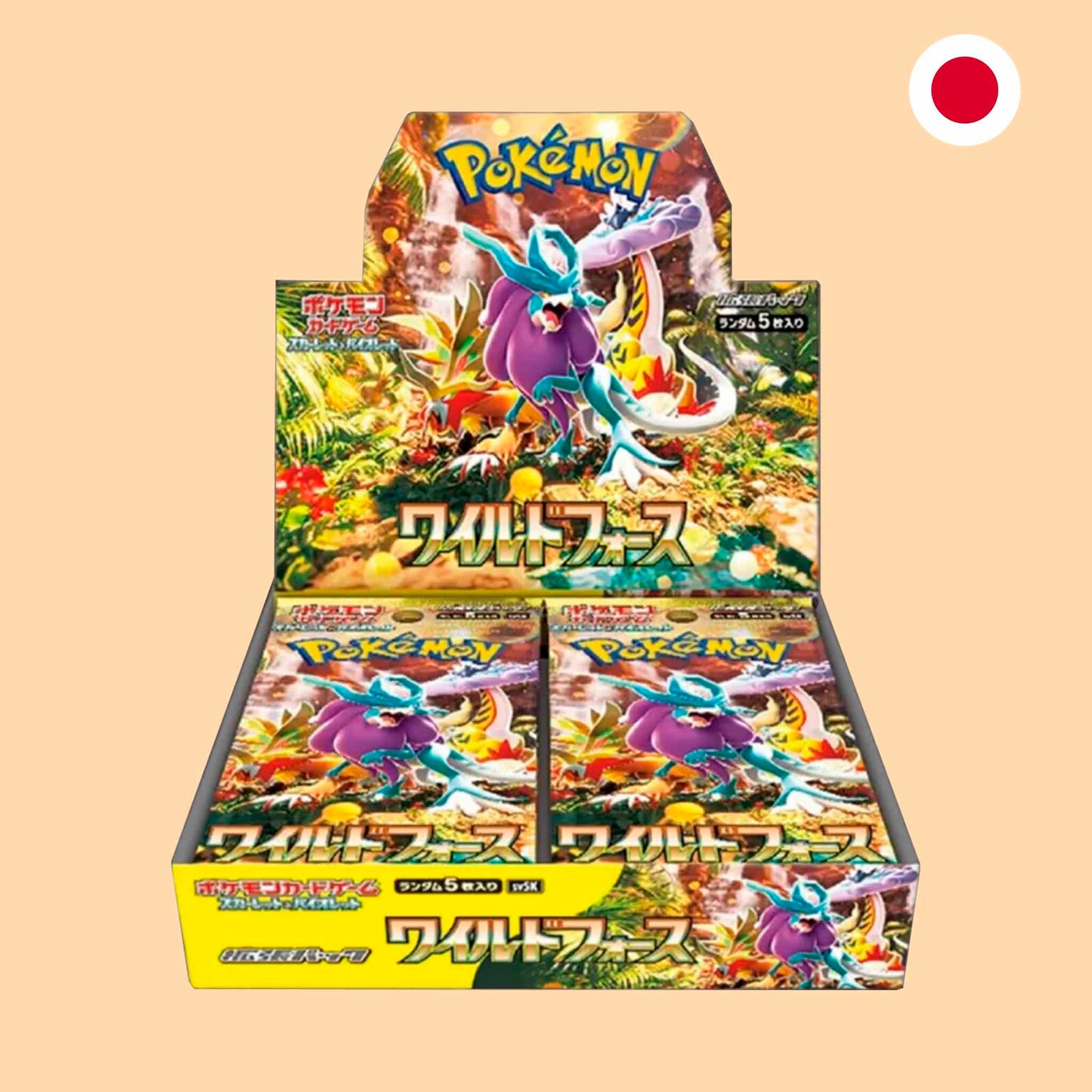 CAJA WILD FORCE - JAPONES